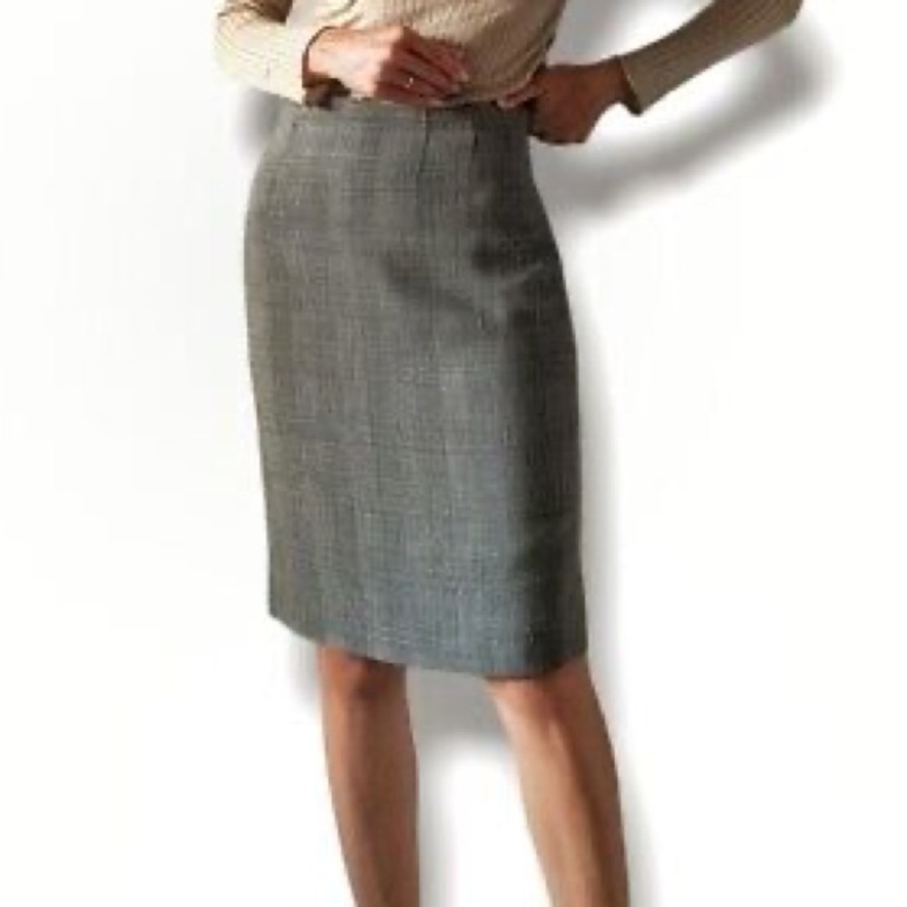 Creations Americana, size 14, Elegant Gray WOOL Pencil Skirt, classy, business